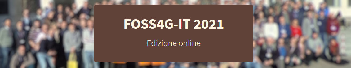 FOSS4G-IT 2021 | Programma FOSS4G-IT 2021 | Programma